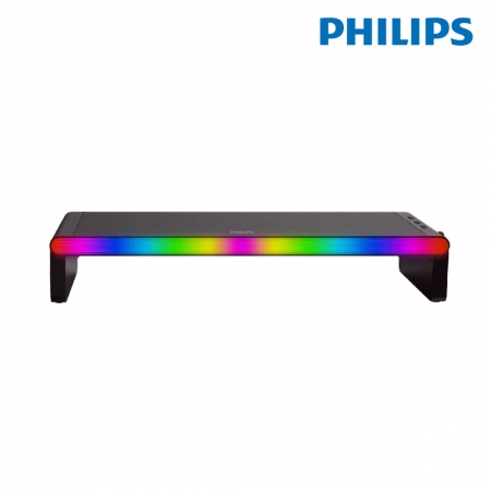 【PHILIPS 飛利浦】多功能藍牙喇叭HUB螢幕增高架 SPA6500RGB