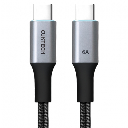 CUKTECH 酷態科 TYPE-C 240W 6A 編織 磁吸 1.5M數據線（ 1米/CMC610）