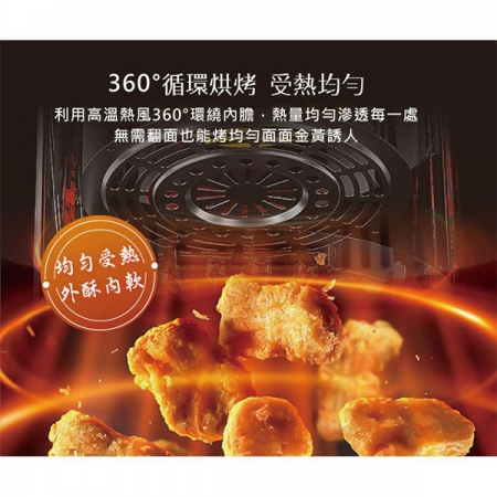 【SONGEN松井】日系晶鑽可視玻璃氣炸鍋/烤箱/烘烤爐 SG-500AF