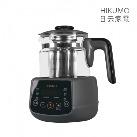 【HIKUMO 日云】智能溫控玻璃養生壺 HKM-KT1214H