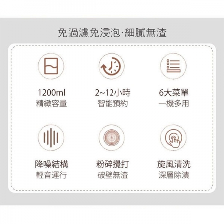 【TECO東元】多功能蔬果破壁冷熱調理豆漿機/破壁機/果汁機/快煮壺/輔食機（XYFYS008W）