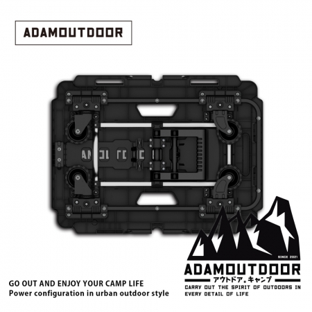 ADAMOUTDOOR｜坦克二合一平板推車（露營推車 折疊推車 手推車 手拉車 板車 露營 組合推車）