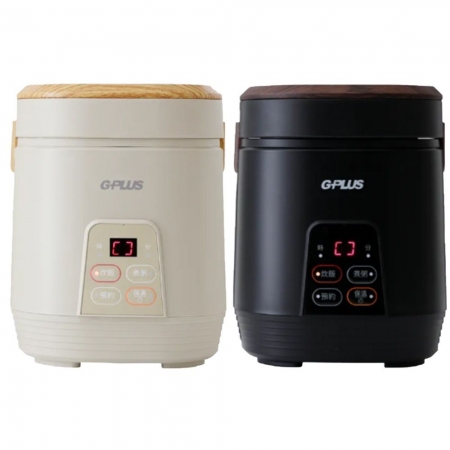 加贈專用收納袋【G-PLUS 拓勤】0.63L 日和鍋多功能微電腦電子鍋/露營電鍋 奶茶色/黑色 （GP-ERC001）