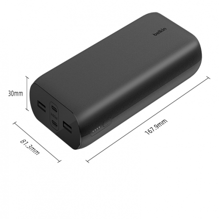 Belkin BoostCharge USB-C PD PPS 32W 4孔行動充電器 26K （BPB016）