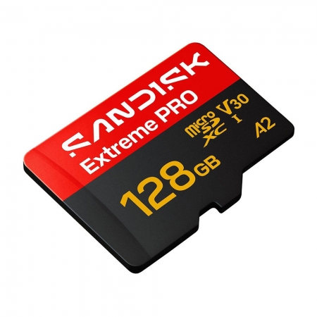 SanDisk Extreme PRO 128G microSD U3 V30 5K 高速 記憶卡（SD-SQXCJ-128G）