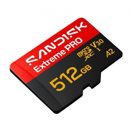 SanDisk Extreme PRO 512G microSD U3 V30 5K 高速 記憶卡（SD-SQXCJ-512G）