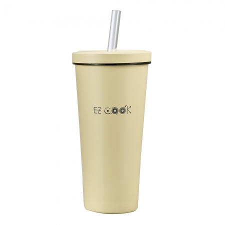 EZ COOK 陶瓷雙層奶茶杯750ml EZC-DC751