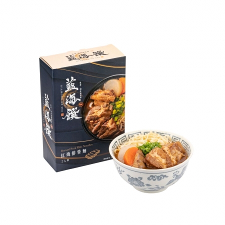 【藍海饌】紅燒排骨麵 2入/盒（共兩盒）｜美味就像現煮