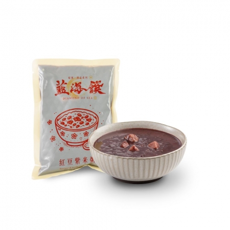 【藍海饌】紅豆紫米粥300g±5g/包 （共五包）｜入口柔軟綿密
