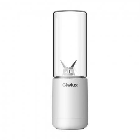 Glolux USB 隨行杯果汁機 簡約白 （GL-PB-380-W）