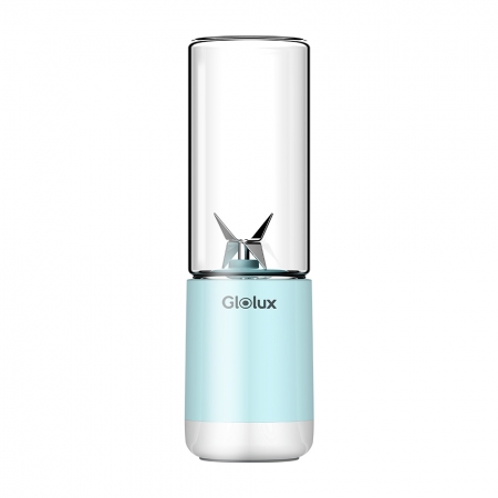 Glolux USB 隨行杯果汁機 湖水藍（GL-PB-380-B）