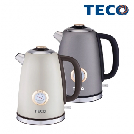 【TECO東元】英國otter溫控復古水溫表電熱快煮壺/電水壺 XYFYK1703