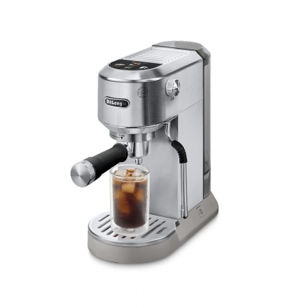 【Delonghi】義大利 義饗雙萃系列 半自動義式咖啡機-冰鋒銀 （EC890.M）