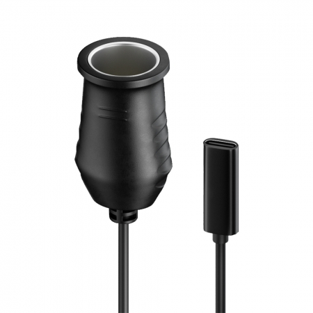Kamera Type-C 母 轉 車用點菸器 母 PD誘騙線 36W/12V/3A（15公分）