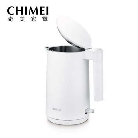【CHIMEI 奇美】1.5L不鏽鋼防燙快煮壺 雲朵白 （KT-15SP01）