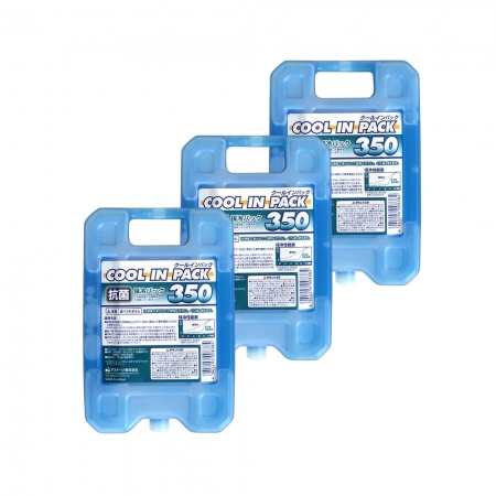 【日本JEJ】日本製Cool硬式保冷劑 350g-3入組
