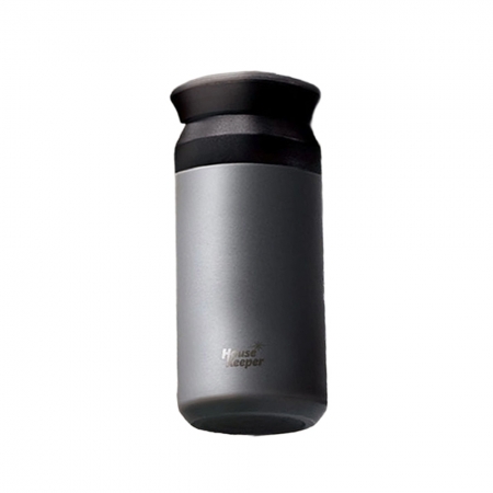 妙管家 304不鏽鋼內膽寬口徑環保隨身保溫杯350ml HKVC-715