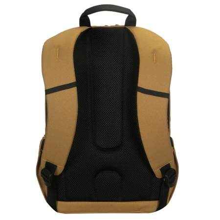 【Targus】EcoSmart Spring 13–14吋 環保系列後背包 附防雨罩 －黃色（TG-TBB66209GLR）