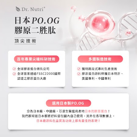 【美の時光】雙膠原蛋白｜日本PO.OG二胜肽＋韓國GPH三胜肽｜芯漾生醫｜無香料、無防腐劑、易溶解｜100g鋁袋附湯匙