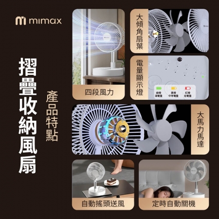 mimax 摺疊收納電風扇