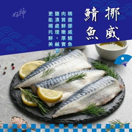 【好神】挪威鯖魚片｜140-160g/片  6片組