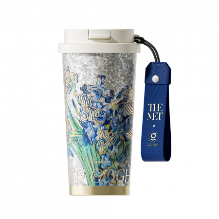 GERM格米 THE MET致敬梵古系列純鈦閃耀杯 鳶尾花 500ML（GERM-M1152）