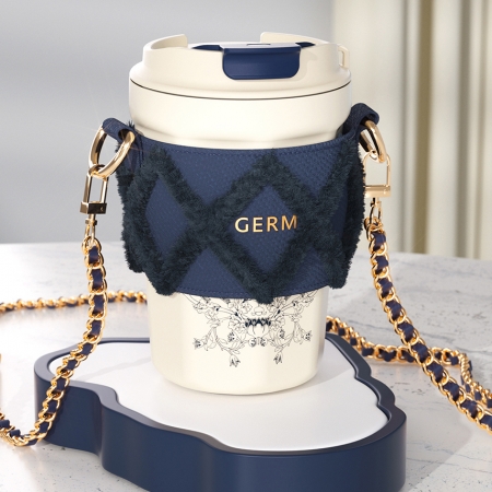 GERM格米 THE MET 喜上莓梢系列菱形咖啡杯-390ML （GERM-MK281）