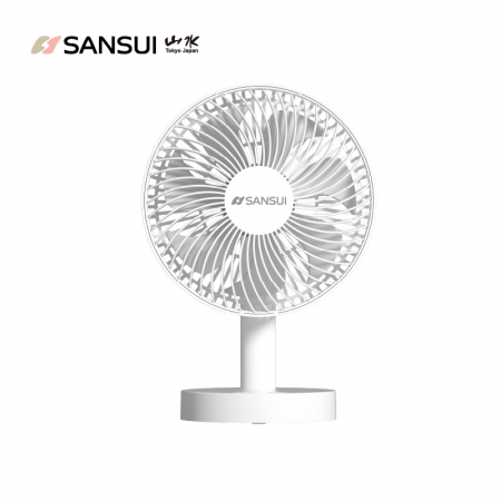 SANSUI 山水 8吋桌上型隨行風扇 SDF-T67 白 （SANSUI-SDFT6）