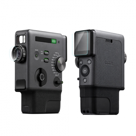 mini Evo cinema 相機鋼化膜 螢幕＋鏡頭套組 特殊強化工藝 高透防爆 防刮耐磨 疏油抗指紋 拍立得保護貼