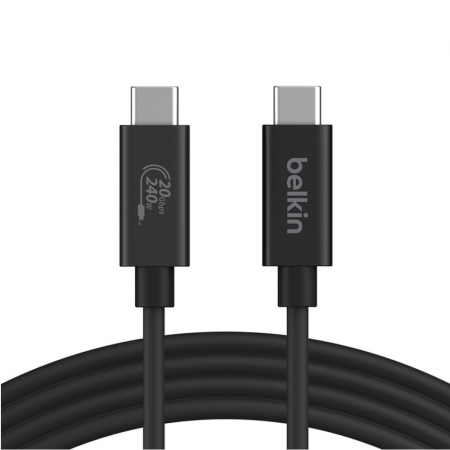 Belkin Thunderbolt 4 Type-C 240W＋20Gbps 高速傳輸充電線 （INZ004bt2MBK）