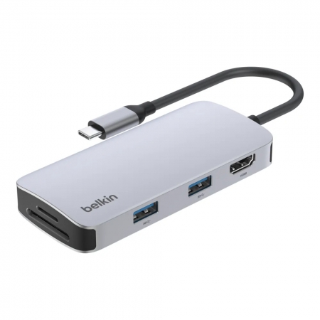 Belkin USB-C 五合一多媒體集線器 AVC007fqSGY-V2