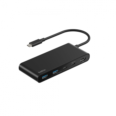 Belkin USB-C 7合1 Hub集線器5Gbps2A＋2C＋1HDMI＋1SD＋1microSD（AVC023）