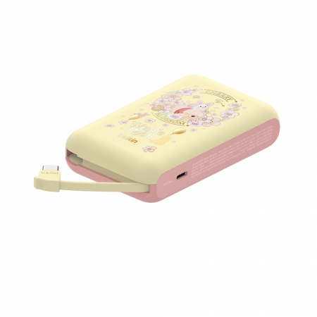 Belkin BoostCharge 20W自帶USB-C線快充行動電源_10000mAh_迪士尼系列-小熊維尼