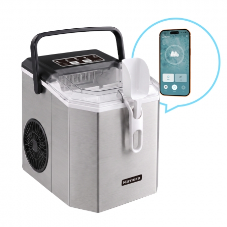 【好買點數放大】Kamera  WiFi 全自動微電腦製冰機 子彈型冰塊 全新升級 KA-SD12PW（外觀方型）