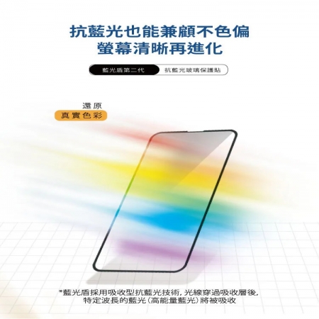【好買點數放大】【藍光盾】iPhone18 系列【第二代抗反射AR高透】抗藍光玻璃保護貼 High Transparency