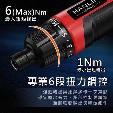 HANLIN-LSD003 12in1手握式電動螺絲起子組