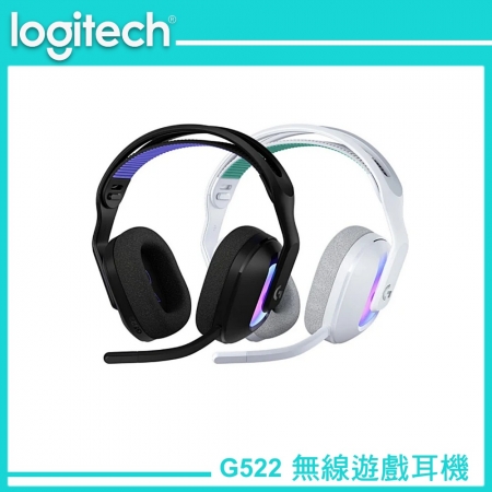 Logitech 羅技 G522 LIGHTSPEED 三模無線遊戲耳機 黑/白（LOGI-G522）