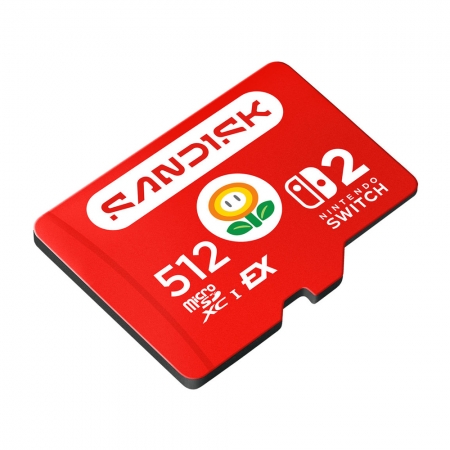 SANDISK NS2 專用記憶卡 microSD Express 512G Switch 2 特規記憶卡（SD-SQXFNNT-512G）