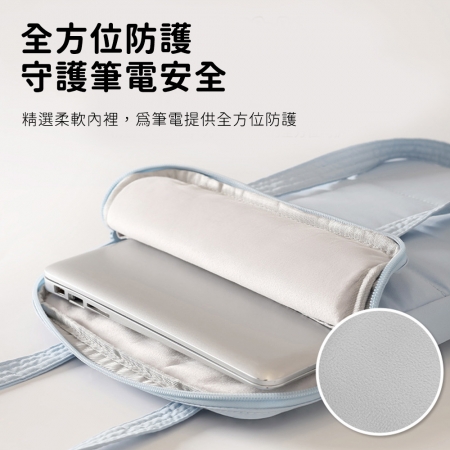 【好拾選物】輕旅多功能兩用筆電手提包 適用筆電13-14吋