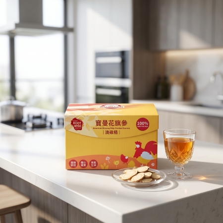 寶曼花旗參滴雞精禮盒