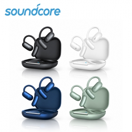 【組合優惠】Soundcore AeroFit 2 AI 開放式藍牙耳機＋ANKER soundcore 2 防水可攜式藍牙喇叭