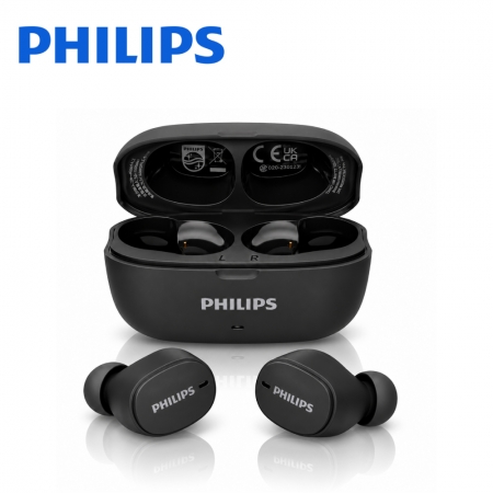 【組合優惠】PHILIPS 動態低音長續航通話降噪藍牙5.4耳機 TAT2500BK＋ANKER soundcore 2 防水可攜式藍牙喇叭