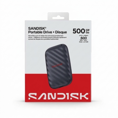 SanDisk PORTABLE 500G SSD 外接硬碟 固態硬碟 公司貨 SDSSDE10（SD-SSDE10-500G）