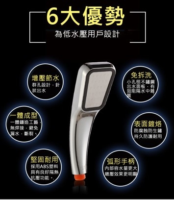 新300孔加壓省水蓮蓬頭