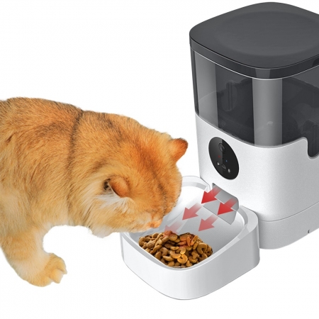 【FJ】 高清遠端觀看寵物自動餵食器PW3（連接WIFI可觀看）