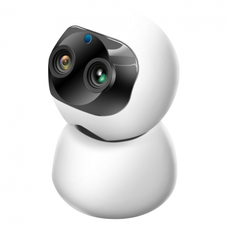 【u-ta】小雪人室內高畫質雙鏡頭攝影機/監視器RH2（升級多倍變焦）