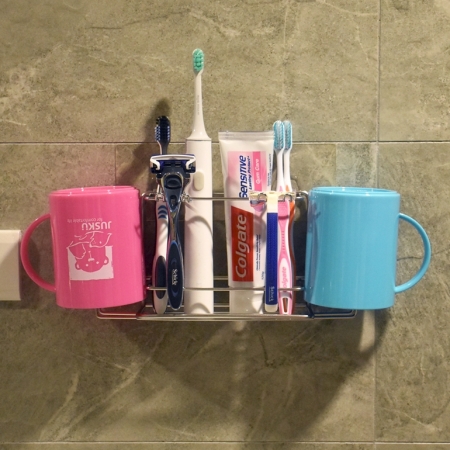 牙刷杯架 電動牙刷架 牙膏架 洗面乳架 刮鬍刀架 304不鏽鋼無痕掛勾