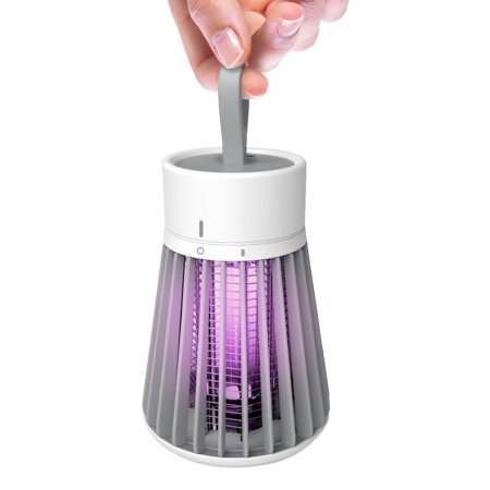 【FJ】攜帶式360°紫光USB充電電擊捕蚊燈 M5