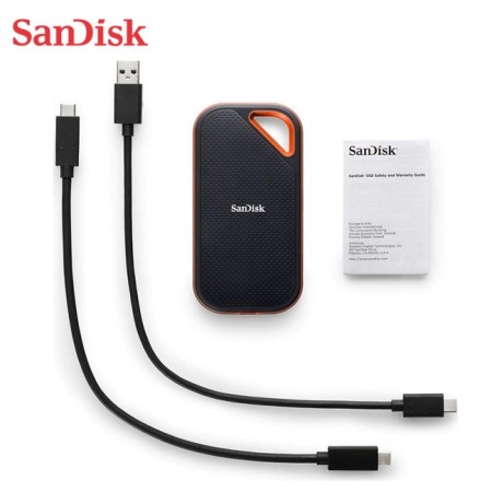 SanDisk 4TB Extreme PRO SSDE81 Type-C 行動固態硬碟 V2 高速SSD 外接硬碟（SD-SSDE81-4TB）