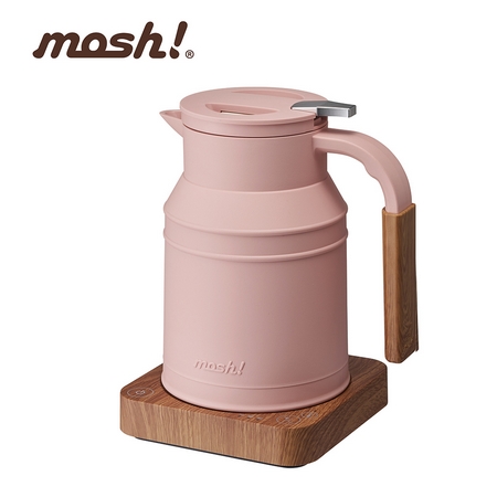 日本mosh!溫控電水壺 M-EK1 IV  （象牙白 蜜桃粉 咖啡棕）